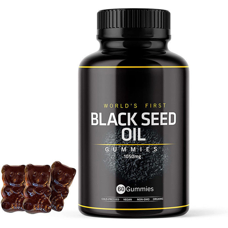 OEM 맞춤형 면역 지원 관절 소화 피부 빛발 손톱 피부 검은 씨앗 기름 고미
