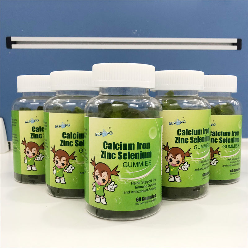 Oem 사설 레이블 칼슘 철진크 셀레늄 찌꺼기 미량 원소 어린이 면역 강화 보충제