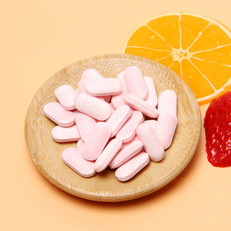 OEM 사설 레이블 피부 백제 면역 보충제 맞춤 비타민 C 100mg 500mg 씹을 수 있는 태블릿